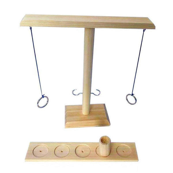 Party Games & Activities Wooden Ring Toss Throwing Interactive Party Table Games