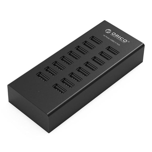 USB Cables, Hubs & Adapters 16 Ports Usb 2.0 Hub Multi Splitter Adapter Dock With 12V2a Power