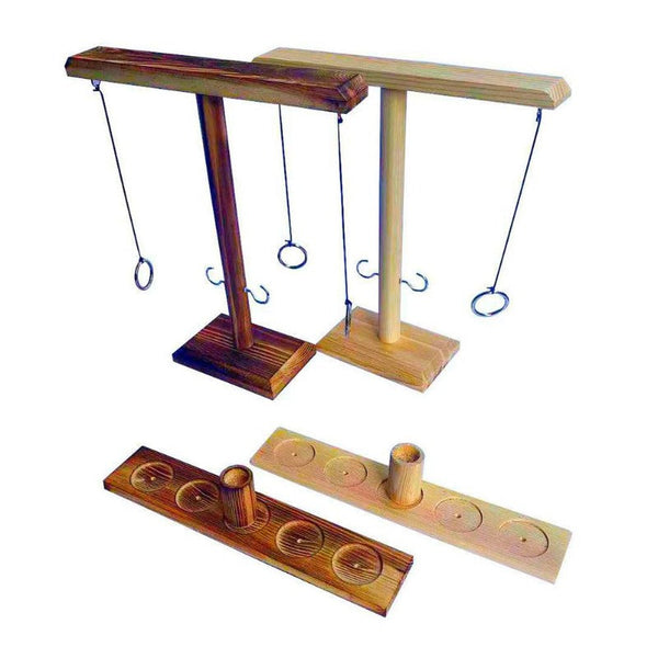 Party Games & Activities Wooden Ring Toss Throwing Interactive Party Table Games