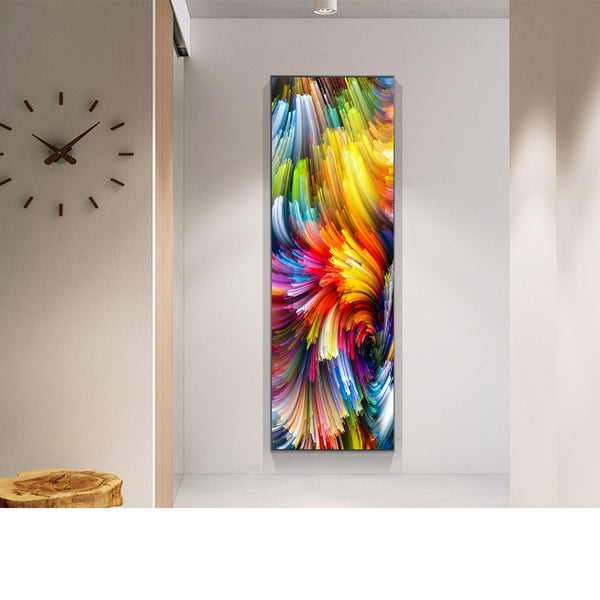 Posters & Prints Colourful Modern Abstract Canvas Unframed Wall Art Home Decor