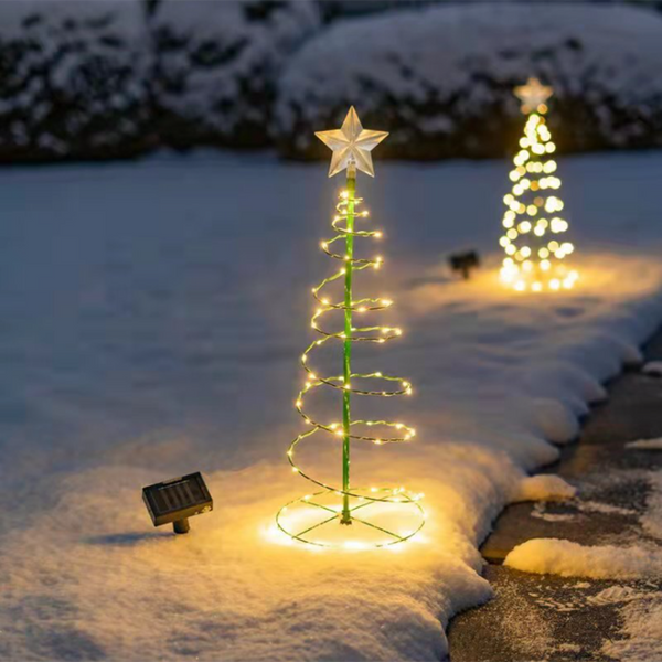 Seasonal Decorations Solar Outdoor Christmas Tree Garden Lights