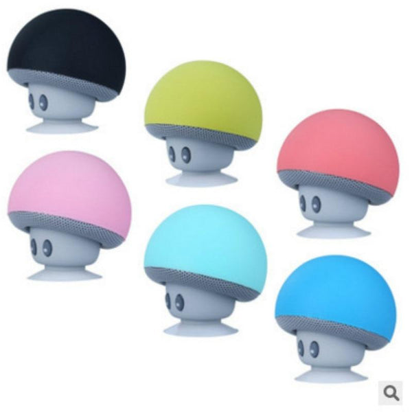 Audio Docks & Mini Speakers Wireless Cartoon Mini Mushroom Bluetooth Desktop Speaker Phone Bracket