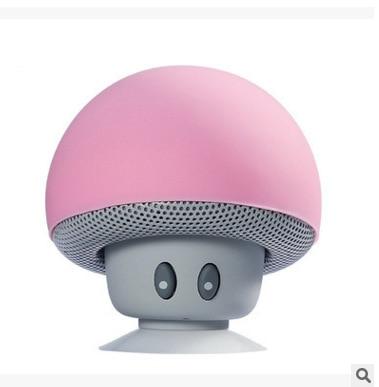 Wireless Cartoon Mini Mushroom Bluetooth Desktop Speaker Phone Bracket