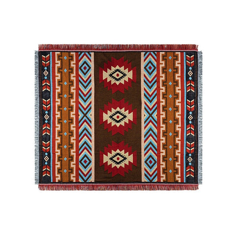 Throws & Afghans Boho Tribal Throw Blankets Picnic Rugs Bedroom Home Decor