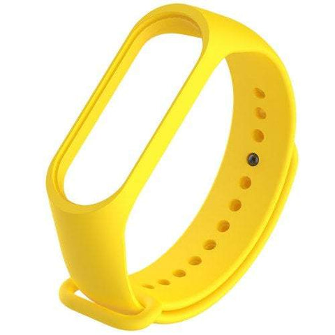 Watches Silicone Smart Glossy Wristband For Xiaomi Miband 3 Yellow