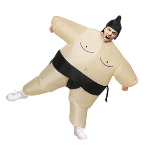 Unisex Costumes Inflatable Sumo Costume Adult Suit Blow Up Party Fancy Dress Halloween Cosplay