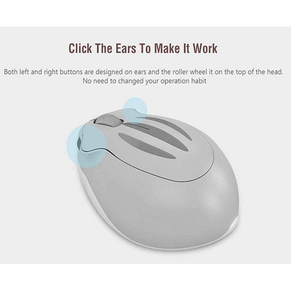 Mice, Trackballs & Touchpads Hamster Portable Mini Mouse 2.4Ghz Wireless Creative Design Mice For Windows Computer Pc Laptop Gift Blue