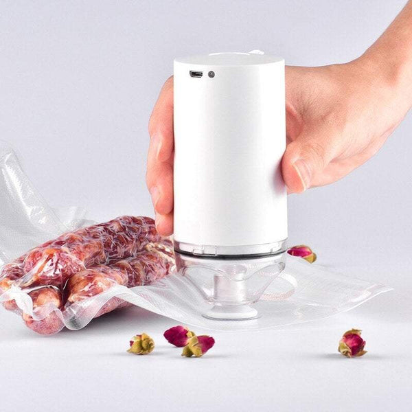 Vacuum Sealers Food Handheld Mini Machine Cordless Usb Rechargeable Sealing System Storage Saver