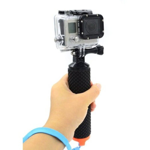 Handheld Selfie Stick Waterproof Floaty Buoyancy Rods For Gopro 3 / 4 Xiaoyi Sj Orange