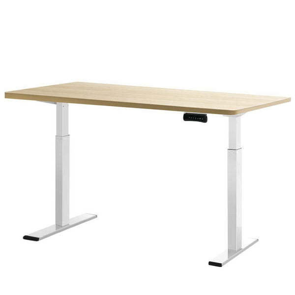 Sofas, Armchairs & Couches Artiss Standing Desk Electric Height Adjustable Sit Desks White Oak