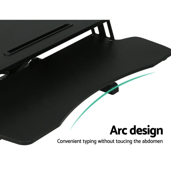 Artiss Standing Desk Riser Height Adjustable Sit Computer Laptop Desktop