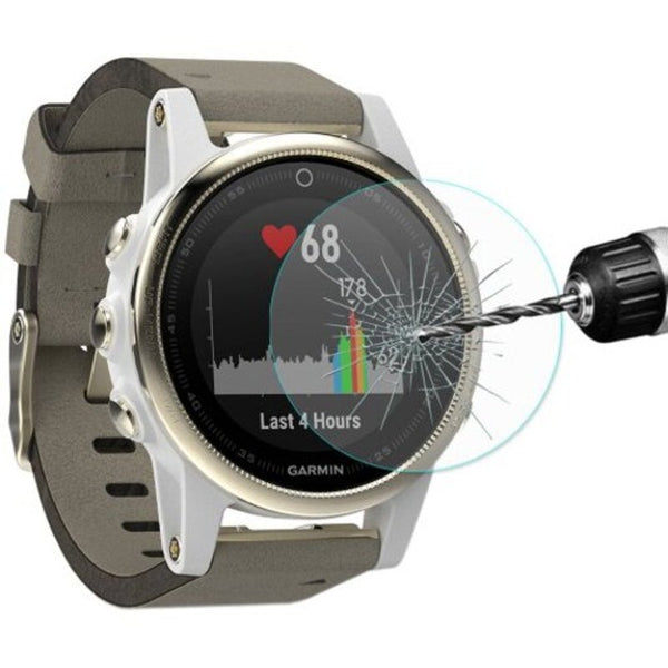 Tempered Glass Screen Film For Garmin Fenix 5S Transparent