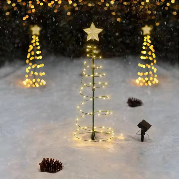 Seasonal Decorations Solar Outdoor Christmas Tree Garden Lights