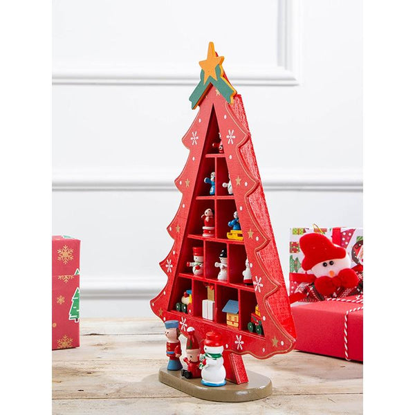 Seasonal Decorations Wooden Christmas Tree Table Decoration