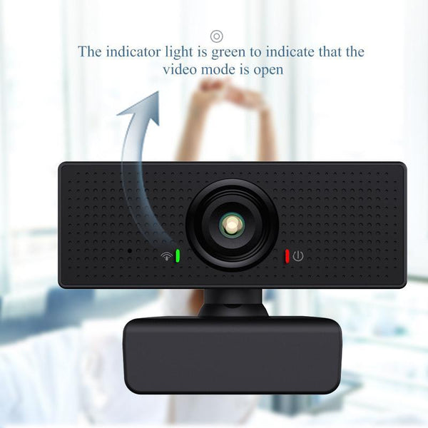 Webcams Hd 1080P With Built In Microphone Home Office Computer Accessories