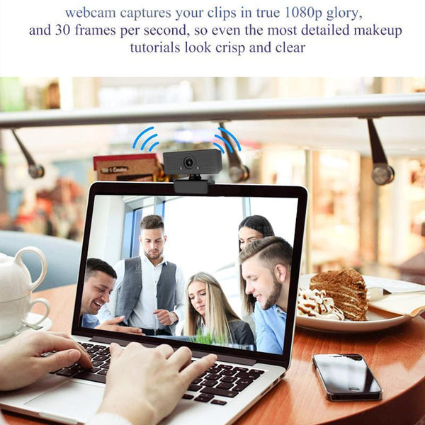 Webcams Hd 1080P With Built In Microphone Home Office Computer Accessories