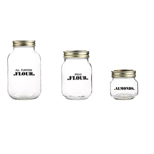 132Pcs Pantry Labels Spice Jar Stickers Food Organisation Kitchen Storage Tools