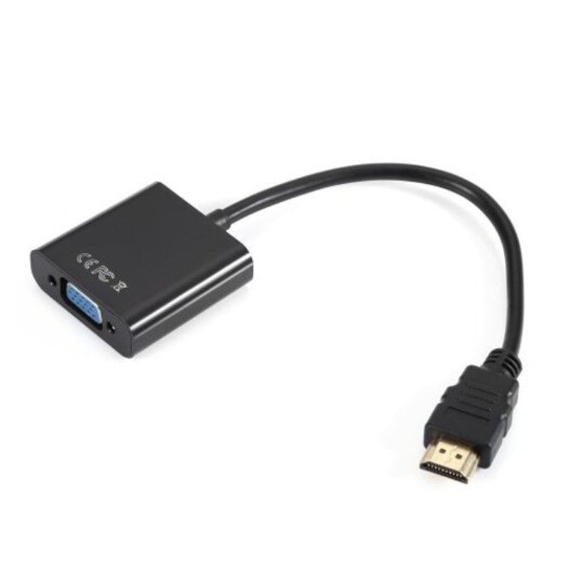 Monitor/AV Cables & Adapters Hdmi Male To Vga Female Adapter Black