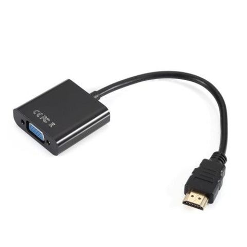 Monitor/AV Cables & Adapters Hdmi Male To Vga Female Adapter Black