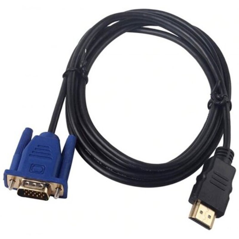 Monitor/AV Cables & Adapters Hdmi Compatible Male To Vga Cable 1080P 3M Converter For Pc/ Tv