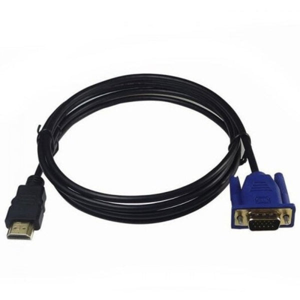 Monitor/AV Cables & Adapters Hdmi To Vga Cable Black