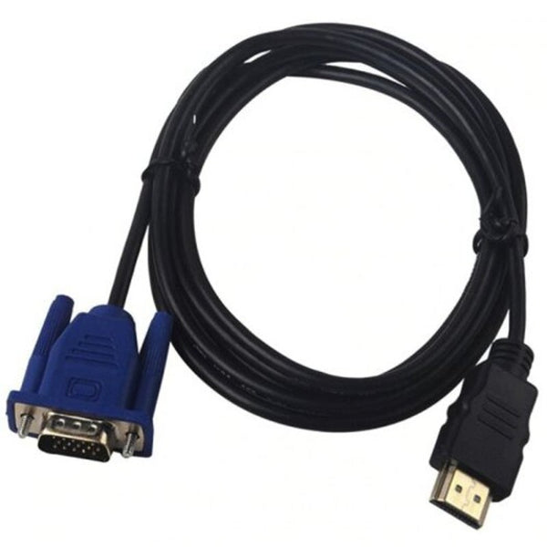 Monitor/AV Cables & Adapters Hdmi To Vga Cable Black