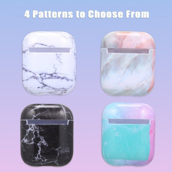 Earbud Cases Headphone Protective Case For Airpods Hard Marble Box Headphones Shockproof 1