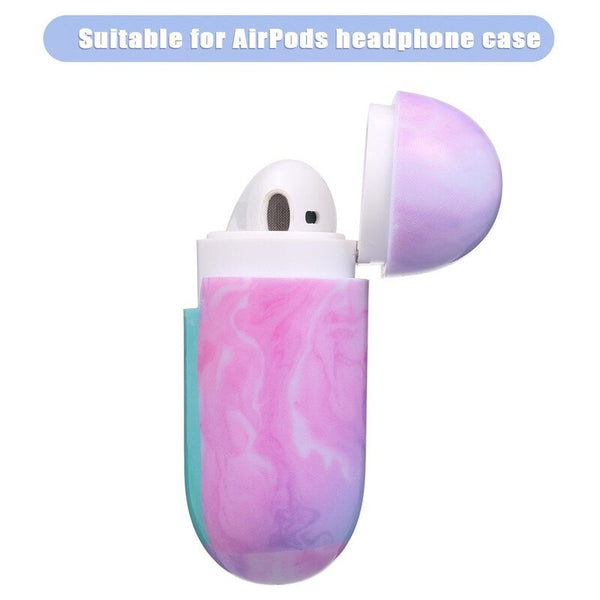 Earbud Cases Headphone Protective Case For Airpods Hard Marble Box Headphones Shockproof 3