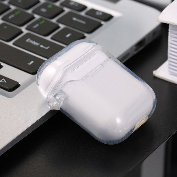 Headphone Protective Cover For Apple Airpods Charging Box Soft Tpu Clear Case Headphones Accessories