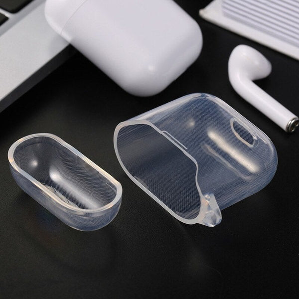 Headphone Protective Cover For Apple Airpods Charging Box Soft Tpu Clear Case Headphones Accessories