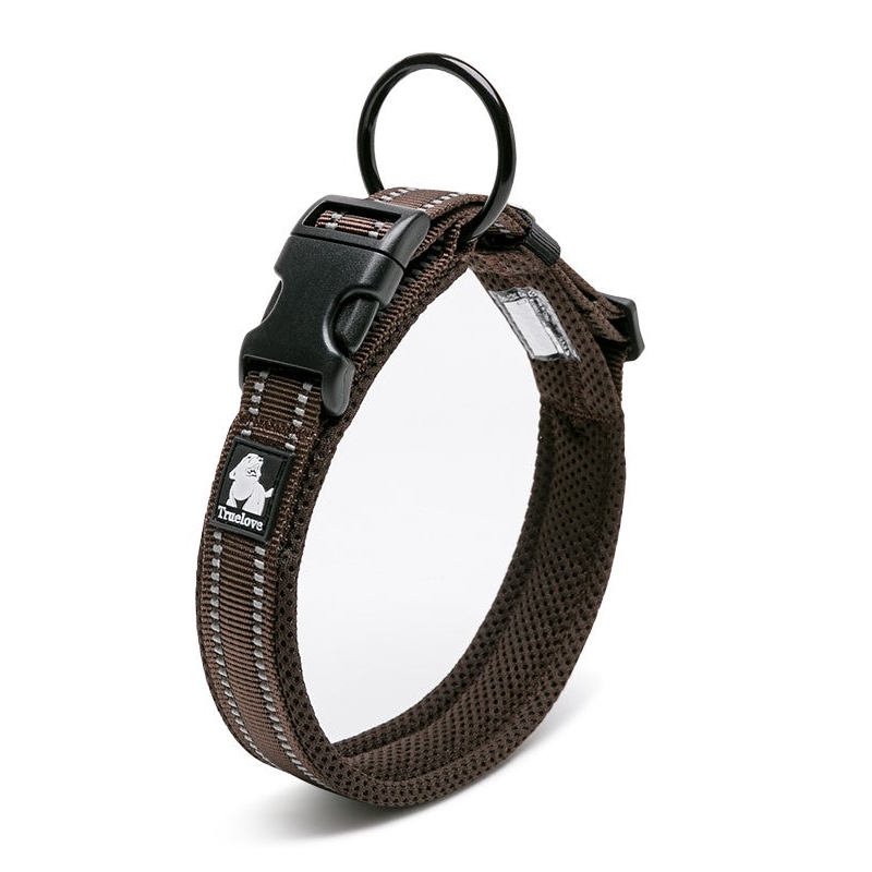 Heavy Duty Reflective Collar Brown 2Xs