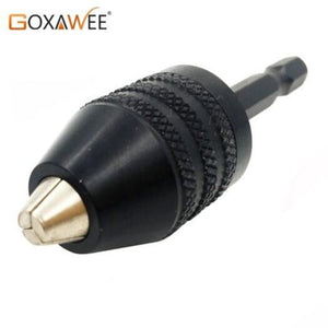 Drill Chucks Hex Shank 0.3 6.5Mm Keyless Drill Chuck Screwdriver Impact Driver Adaptor Bits Power Tools 1Pcs