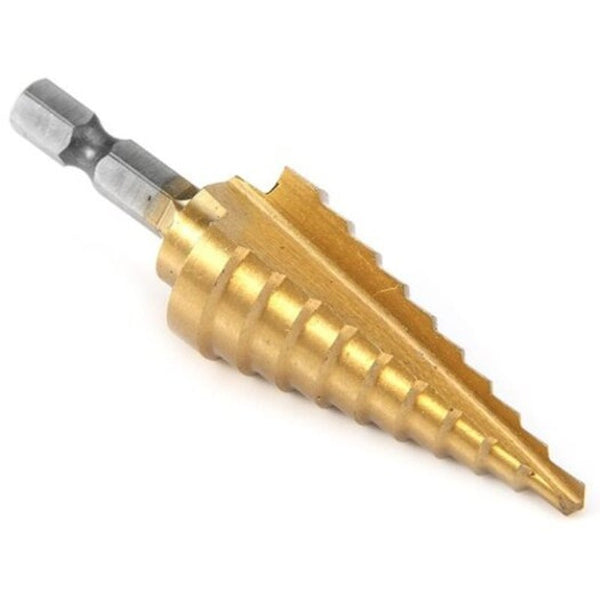 Drill Bits Hex Step Drill 4 22Mm Golden