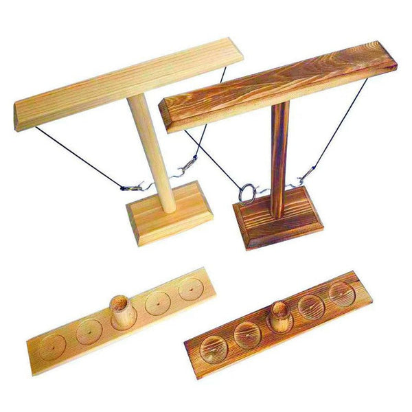 Party Games & Activities Wooden Ring Toss Throwing Interactive Party Table Games