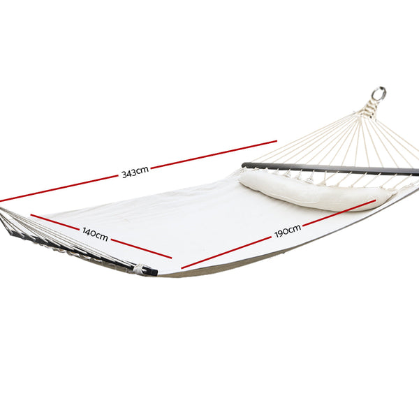 Hammocks Gardeon Swing Double Hammock Bed Cream