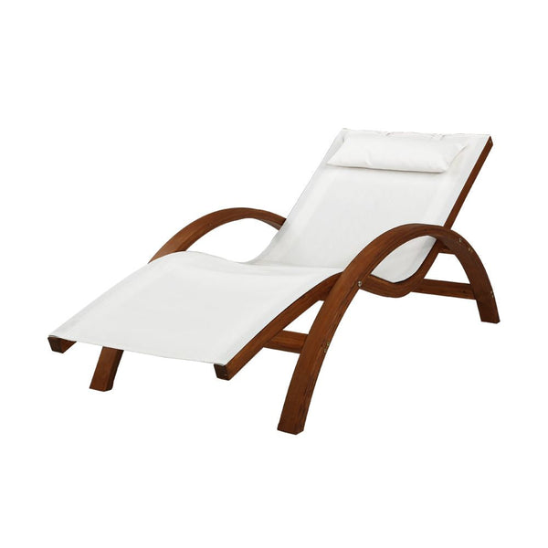 Patio Furniture Sets Gardeon Outdoor Wooden Sun Lounge Setting Day Bed Chair Garden Patio Furniture