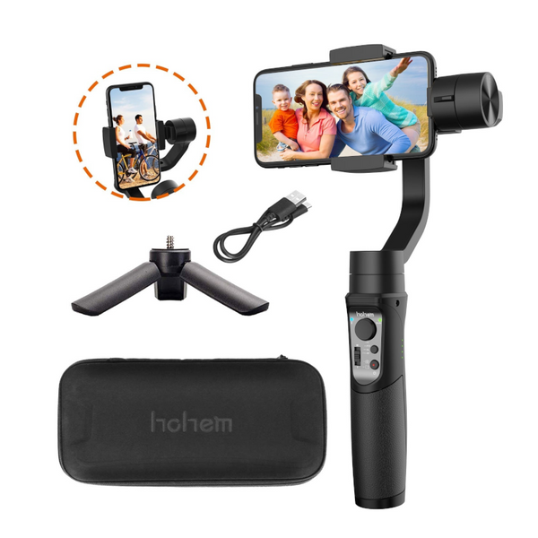 Stabilizers 3 Axis Handheld Gimbal Stabilizer For Smartphones Black