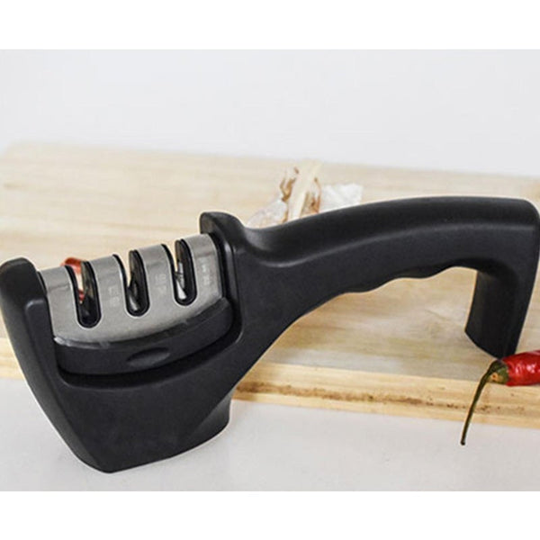Home Kitchen Manual Sharpener Multi Function Sharpening Stone Rod Fast