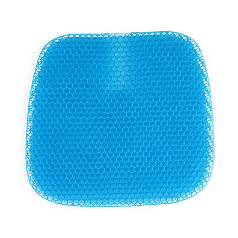 Seat & Posture Cushions Cushions Honeycomb Design Soft Cool Gel Seat With Groove Non Slip Pain Relief