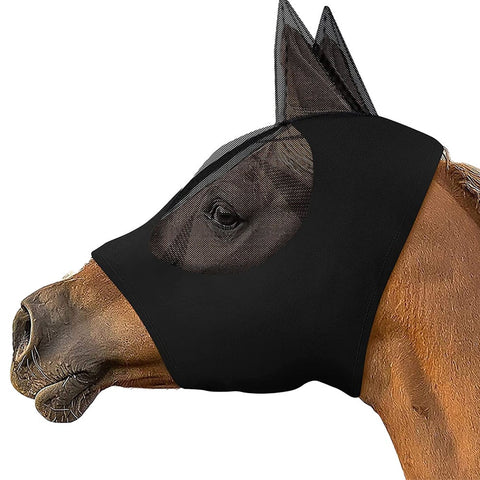 Horse Halters Horse Fly Mask With Ears Mesh Covers