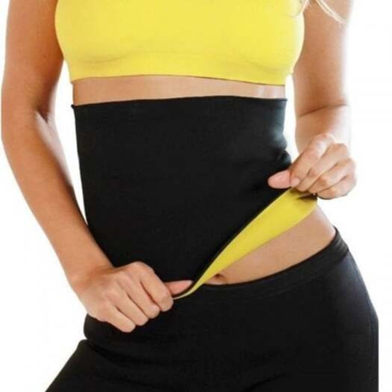 Shapewear Neoprene Thermal Slimming Waist Belt Women Black M