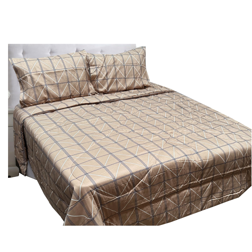 Comforter Sets Queen Hotel Living 3 Pce Light Weight Comforter Set Queen/King Oscar Chevron Checkers