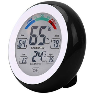 Thermometers Household Digital Temperature Humidity Meter Lcd Electronic Thermometer Black