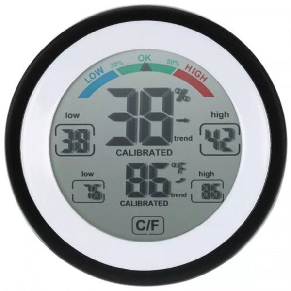 Thermometers Household Digital Temperature Humidity Meter Lcd Electronic Thermometer Black