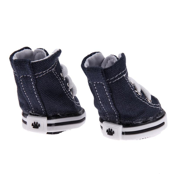 Dog Clothing & Shoes Denim Anti Slip Waterproof Sporty Sneakers For Dogs