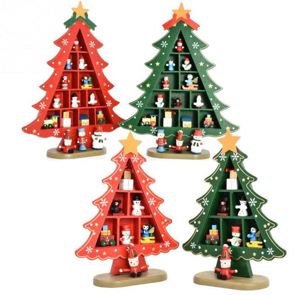 Seasonal Decorations Wooden Christmas Tree Table Decoration