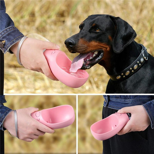 Dishes, Feeders & Fountains Portable Pet Water Bottle | Travel Dog Drink Bowl In Three Colours