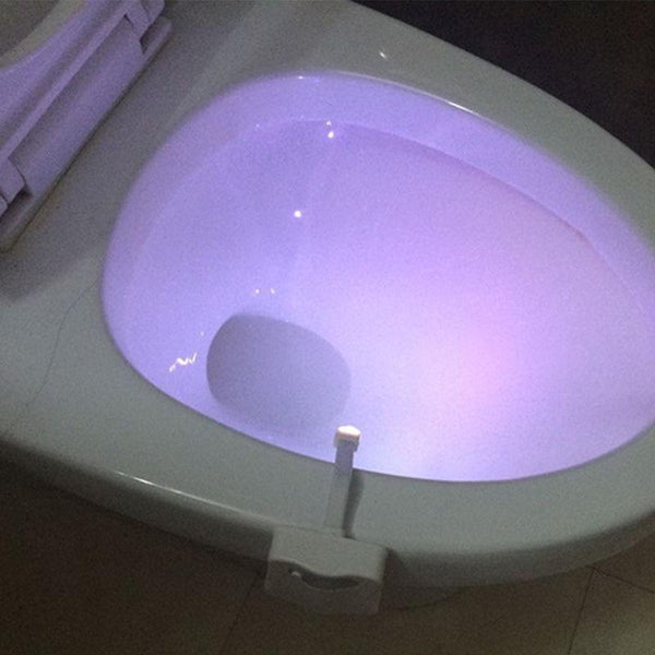 Night Lights 8 Colors Led Toilet Nightlight Motion Activated Sensor Lamp