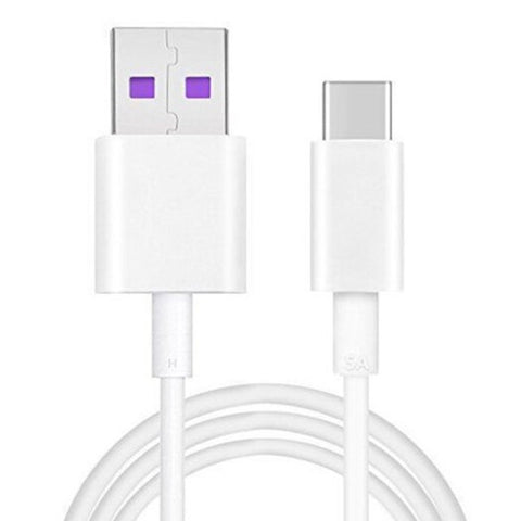 Huawei 4.5V 5A Rapid Usb Type C Cable For Mate 20 Pro White