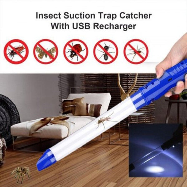 Vacuum Catcher For Home Insects Spiders And Bugs With Led Flashlight